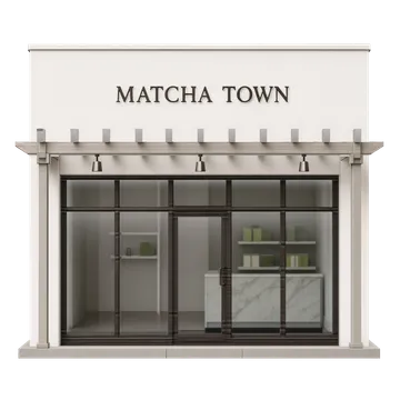 Clay-style rendering of Matcha Town in Cupertino