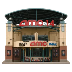 Clay-style rendering of AMC Saratoga 14 in San Jose