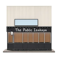 Clay-style rendering of The Public Izakaya in San Francisco