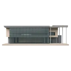 Clay-style rendering of SpaceXAI in Palo Alto