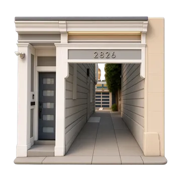 Clay-style rendering of a friend's place in San Francisco
