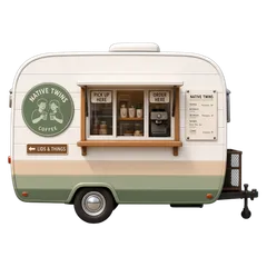 Clay-style rendering of Native Twins Coffee in San Francisco