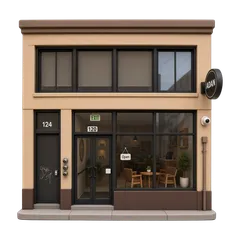Clay-style rendering of ADAN CAFE in San Francisco