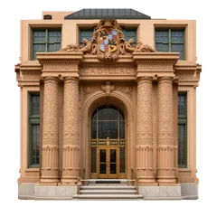 Clay-style rendering of Apple Cinemas Van Ness IMAX in San Francisco