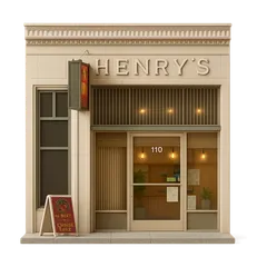 Clay-style rendering of Henry’s Hunan Restaurant in San Francisco