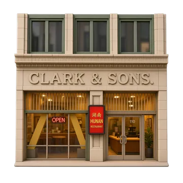 Clay-style rendering of Henry’s Hunan Restaurant in San Francisco