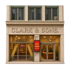 Clay-style rendering of Henry’s Hunan Restaurant in San Francisco