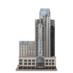 Clay-style rendering of The View Lounge in San Francisco