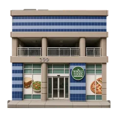Clay-style rendering of Whole Foods Market in San Francisco