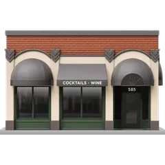 Clay-style rendering of Zola + BarZola in Palo Alto